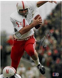 jerry tagge signed 8×10 nebraska cornhuskers 70/71 champ qb aiv aa22771 – autographed nfl photos