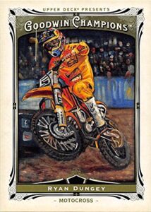 ryan dungey trading card (motocross racer) 2013 upper deck goodwin champions #75