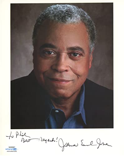 James Earl Jones Signed Autograph 8x10 Photo Star Wars Field of Dreams ACOA COA