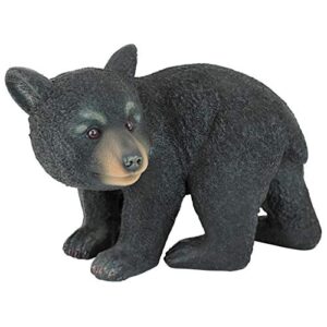 design toscano qm2594300 roly-poly bear cub statue, walking bear,full color
