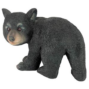 Design Toscano QM2594300 Roly-Poly Bear Cub Statue, Walking Bear,Full Color