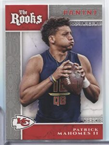 patrick mahomes ii chiefs 2017 panini rc the rooks #ro-pm