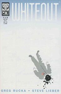 whiteout #1 vf ; oni comic book