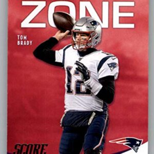 Football NFL 2020 Score In the Zone #4 Tom Brady #4 NM Near Mint Patriots