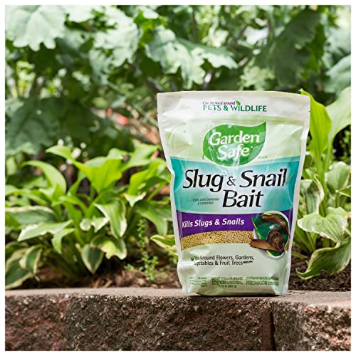 Garden Safe Slug & Snail Bait, Kills Slugs & Snails Within 3 to 6 Days, For Lawn and Garden, Can Be Used Around Pets and Wildlife, 2 lb