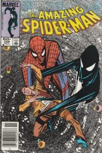 amazing spider-man, the #258 (newsstand) fn ; marvel comic book | baghead spidey issue