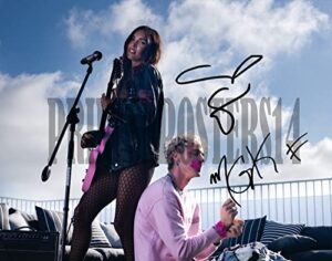 machine gun kelly signed mgk reprint 11×14 bloody valentine megan fox poster rp #3