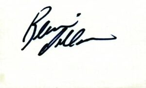 kevin dillon actor signed 3×5 index card with jsa coa