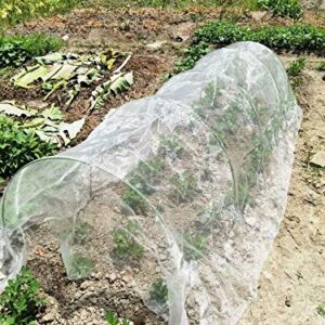 Hoop House Greenhouse Hoops Garden Hoops for Raised beds Garden Tunnel Hoops for Garden beds Grow Tunnel Hoop House kit Wire Hoops Garden Hoop Tunnel Garden Hoops for Row Cover Hoops 6.56ft (6Pack)