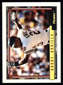 1992 topps # 160 bobby bonilla pittsburgh pirates (baseball card) nm/mt pirates