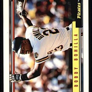 1992 Topps # 160 Bobby Bonilla Pittsburgh Pirates (Baseball Card) NM/MT Pirates