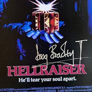 Hellraiser 11x17 Poster Signed Autographed by Doug Bradley as Pinhead