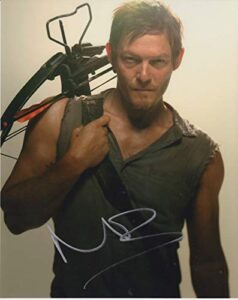 norman reedus (the walking dead) signed 8×10 photo