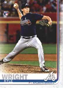 2019 topps #473 kyle wright atlanta braves rookie baseball card