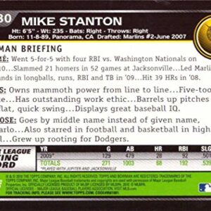 2010 Bowman Draft Picks Baseball #BDP30 Giancarlo (Mike) Stanton Rookie Card