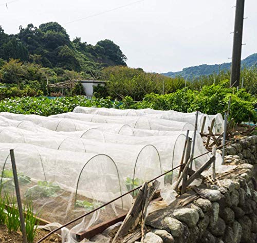 Garden Netting Pest Barrier: 4'x10' Fine Bug Netting for Garden Protection Row Cover Raised Bed Screen Mesh Greenhouse Mosquito Net, Protecting Tree Plants Vegetable Flowers Fruits