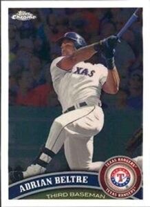 2011 topps chrome #165 adrian beltre rangers mlb baseball card nm-mt