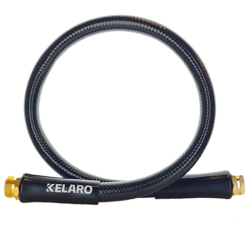 Kelaro Garden Lead-in Hose Extension 5/8" x 3 Ft - Heavy Duty and Flexible with Male to Female Connections