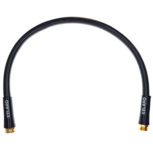 Kelaro Garden Lead-in Hose Extension 5/8" x 3 Ft - Heavy Duty and Flexible with Male to Female Connections