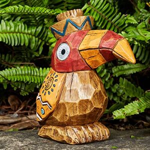 yiosax easter woodpecker bird yard decor-outdoor garden statue bird ornament for home, lawn, yard, & farmhouse handcrafted art decoration (woodpecker statue)