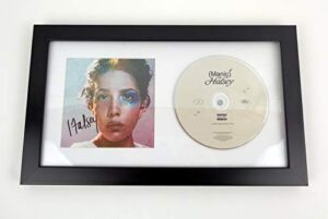 halsey without me signed autograph manic cd framed coa