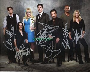 criminal minds tv cast signed autographed reprint photo by all 7#2 rp