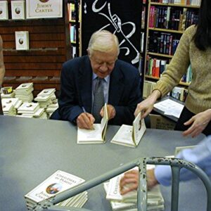 President Jimmy Carter signed Book Christmas in Plains 1st Print Beckett BAS