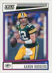 2022 score #96 aaron rodgers nm-mt green bay packers football nfl