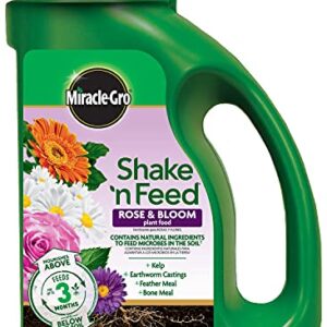 Miracle-Gro Plant Food 3002210 Shake 'N Feed Rose and Bloom Continuous Release Pl, 4.5 lb