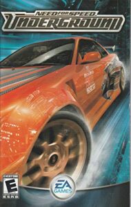 need for speed underground ps2 (instruction manual) no game, pamphlet only