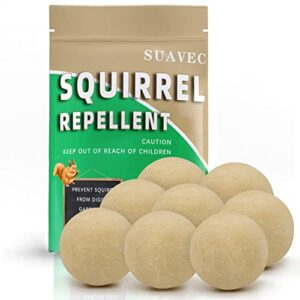 suavec squirrel repellent outdoor, chipmunk repellent outdoor, squirrel deterrent mint, squirrels repellent for garden, outdoor repellent squirrels for attic, keep squirrel away for plants -8 pack