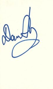 dan roberts bassist vocals crash test dummies rock signed index card jsa coa