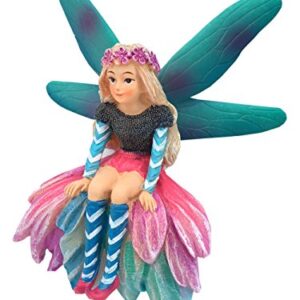 GlitZGlam Katrina The Garden Fairy – a Miniature Fairy Statue for Your Fairy Garden and Miniature Figurines