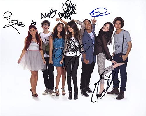 VICTORIOUS tv show full cast reprint signed 11x14 poster photo #1 RP Nickelodeon Grande Justice