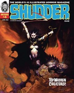 shudder #4 vf/nm ; warrant comic book | frank frazetta magazine