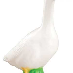 Fox Valley Traders Large White Goose, Plastic Garden Décor, 23” High