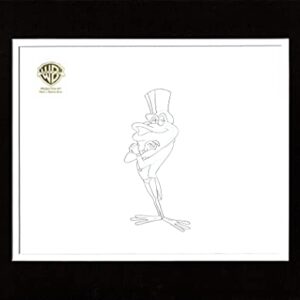 Looney Tunes Production Animation Cel Drawing of Michigan J Frog from the Warner Brothers Vault