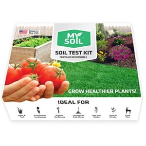 mysoil – soil test kit | grow the best lawn & garden | complete & accurate nutrient and ph analysis with recommendations tailored to your soil and plant needs
