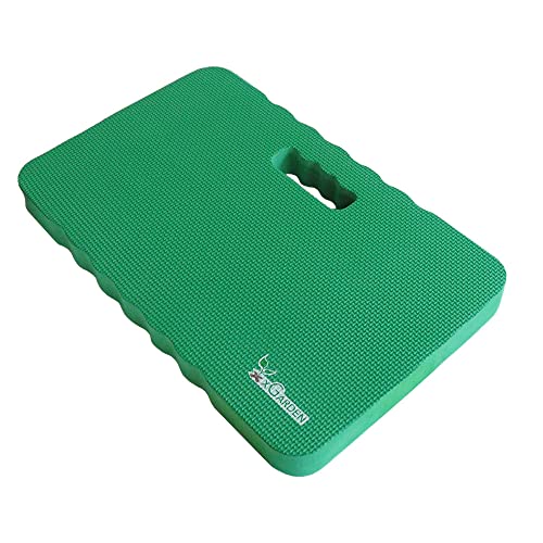 xGarden - Portable Kneeling Pad for Gardening - High Density Foam Kneeler with Carrying Handle - Extra Thick Foam Cushion - Waterproof - Versatile - Indoor or Outdoor - 17.5" x 11" x 1.5" - Green