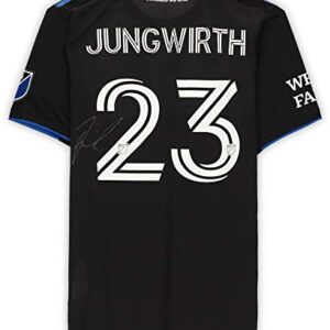 Florian Jungwirth San Jose Earthquakes Autographed Match-Used #23 Black Jersey from the 2020 MLS Season - Autographed Soccer Jerseys