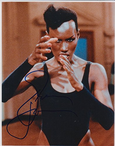 Grace Jones (James Bond - A View to a Kill) signed 8x10 photo