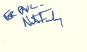 nate farley guitarist vocal guided by voices rock band signed index card jsa coa