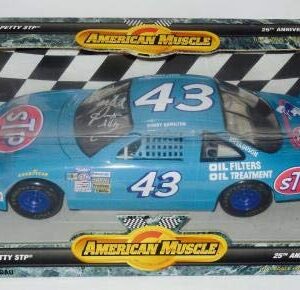 RICHARD PETTY AUTOGRAPHED 1:18 DIE CAST RACING CAR (25th ANNIVERSARY) - Autographed Diecast Cars