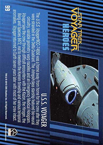 2015 Rittenhouse Star Trek Voyager Heroes and Villains NonSport Trading Card #99 U.S.S. Voyager