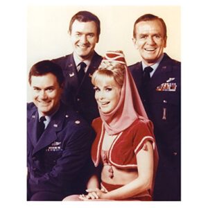 i dream of jeannie barbara eden with larry hagman bill daily all smiles 8 x 10 inch photo