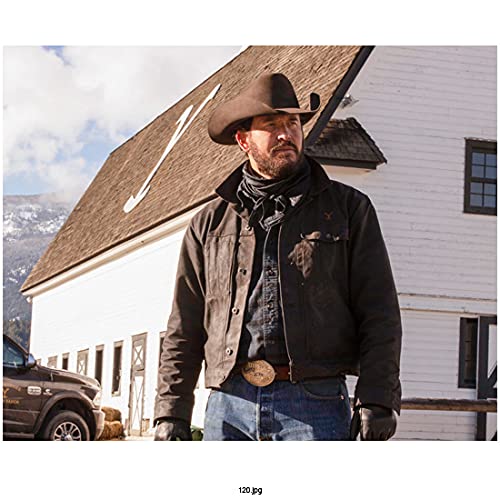 Cole Hauser (RIP) In Yellowstone (TV Show 2018-) Standing Next To Farm House 8 inch by 10 inch PHOTOGRAPH, BG