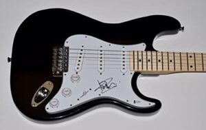 avril lavigne signed autographed electric guitar let go beckett bas coa