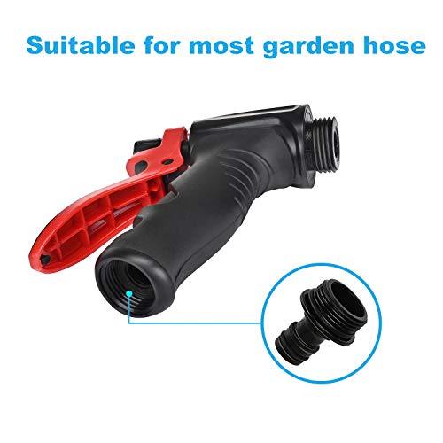 Juqiboom Car Foam Gun, Adjustable Ratio Dial Car Snow Soap Gun Fit Low Water Pressure Universal Standard Garden Hose, Blaster Car Washer Sprayer for Home Garden Use