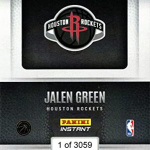2021-22 Panini Instant Basketball #2 Jalen Green Rookie Card Rockets