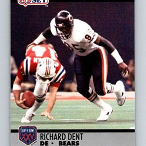 1990 Pro Set NFL Football Super Bowl 160#76 Richard Dent Chicago Bears Official Trading Card of the National Football League